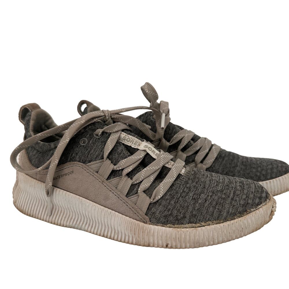 Sorel Women's Out N About Grey Low Top Sneakers Size 6.5